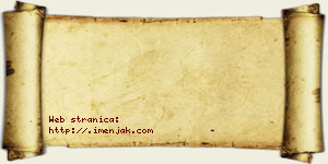 Hana Urošević vizit kartica